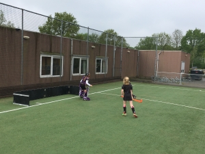 even de keeper inslaan